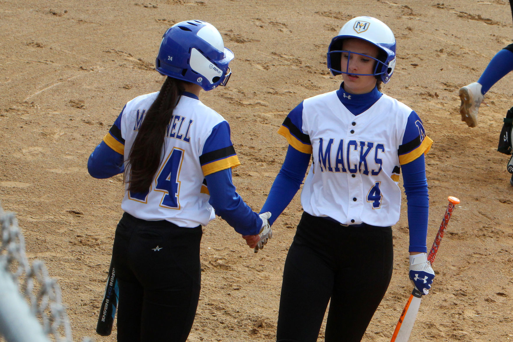 Fall Creek at McDonell softball 4-18-19
